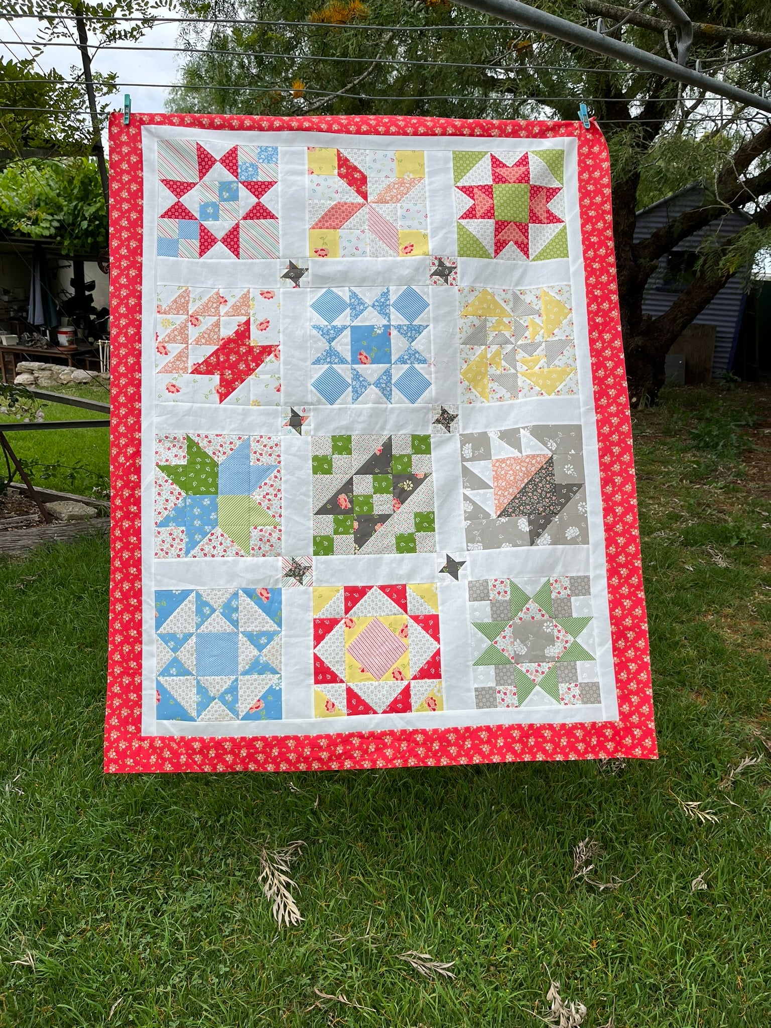 Quilt Block of the Month December 2023 + Finishing - A Quilting Life