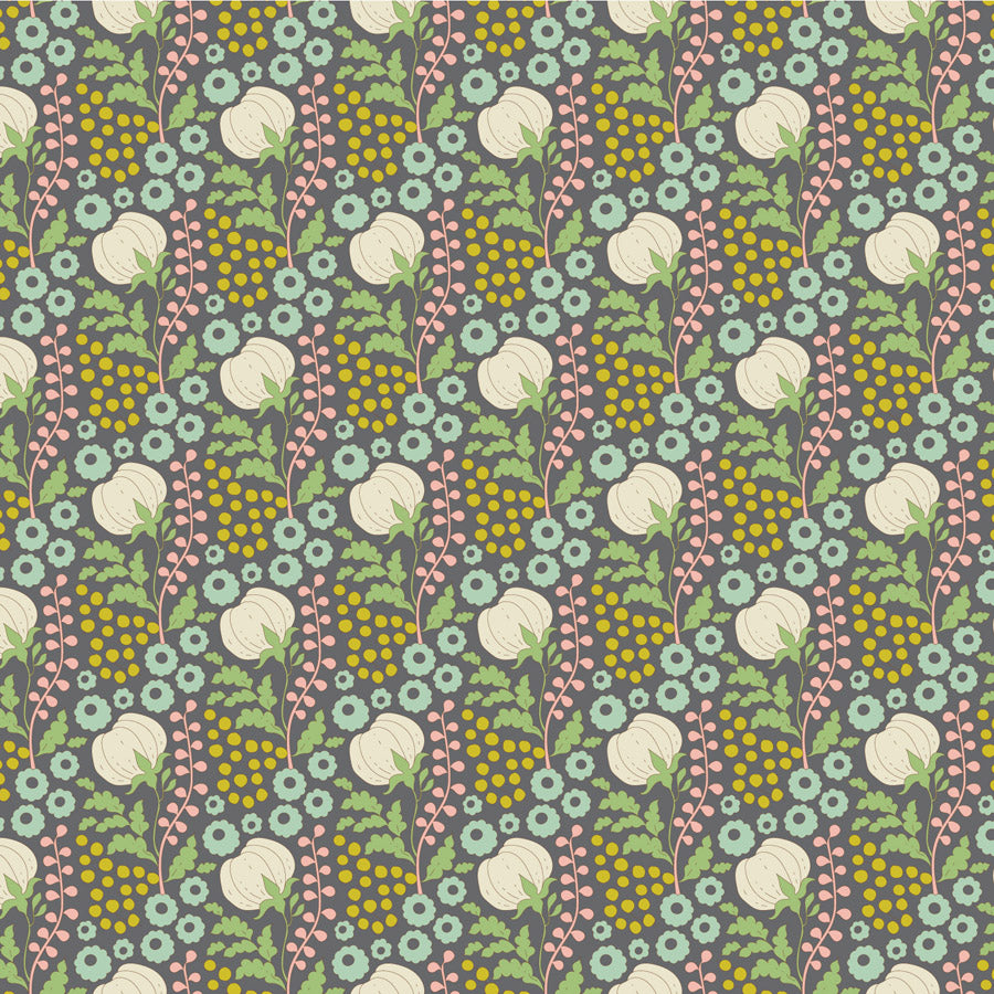 Sanctuary Cottonfield Greygreen 100579 by Tilda Fabrics (sold in 25cm increments)