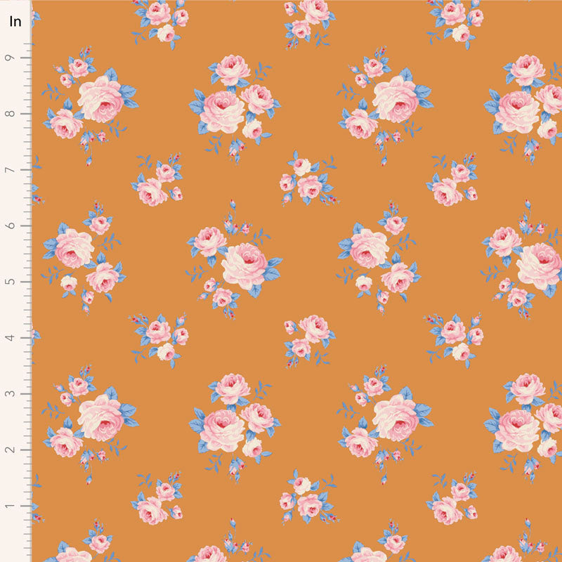 Sunday Brunch Mille Ginger 100592 by Tilda (sold in 25cm increments)