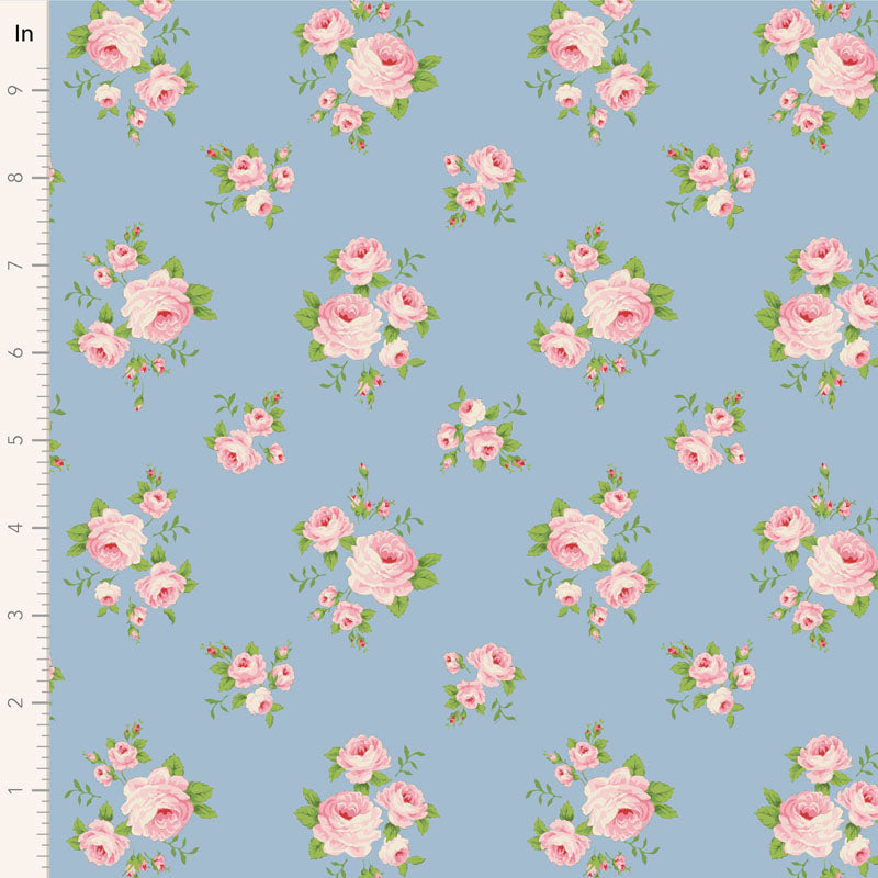 Sunday Brunch Mille Sky 100599 by Tilda (sold in 25cm increments)