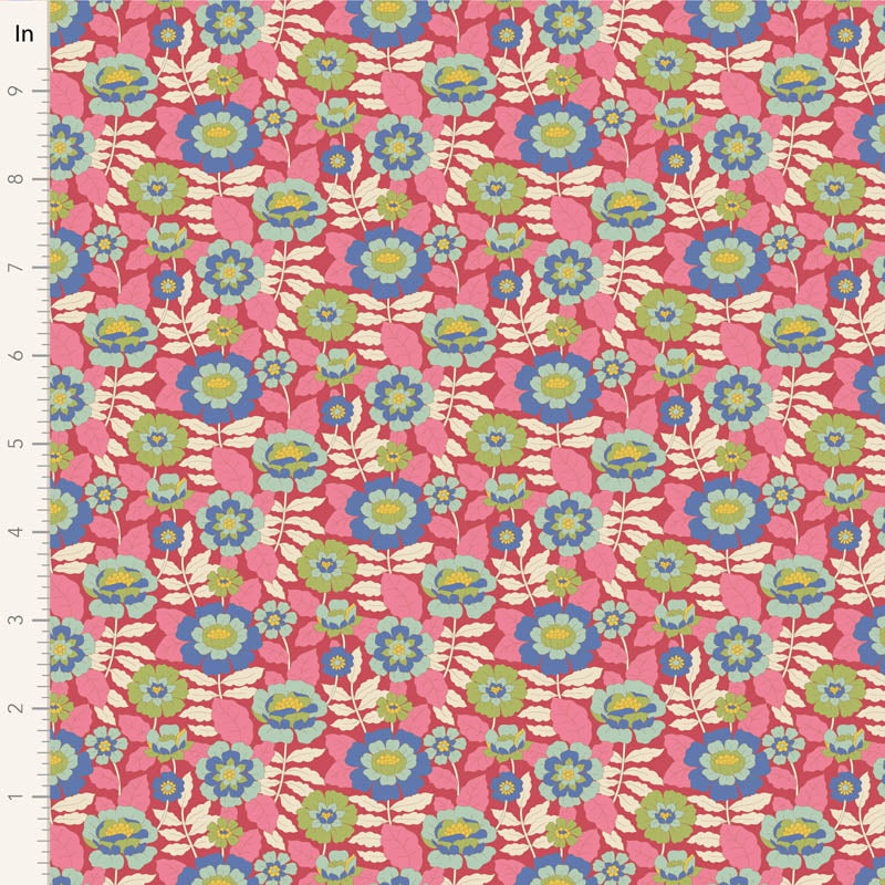 Wallflower Beverly Pink 100610 by Tilda (sold in 25cm increments)