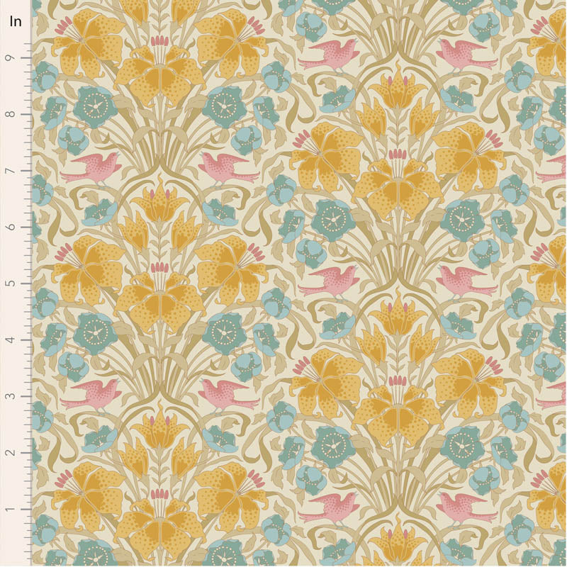 Songbird Mustard 100659 by Tilda (sold in 25cm increments)
