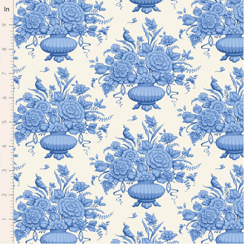 Something Blue Afina Blue 100662 by Tilda (sold in 25cm increments)