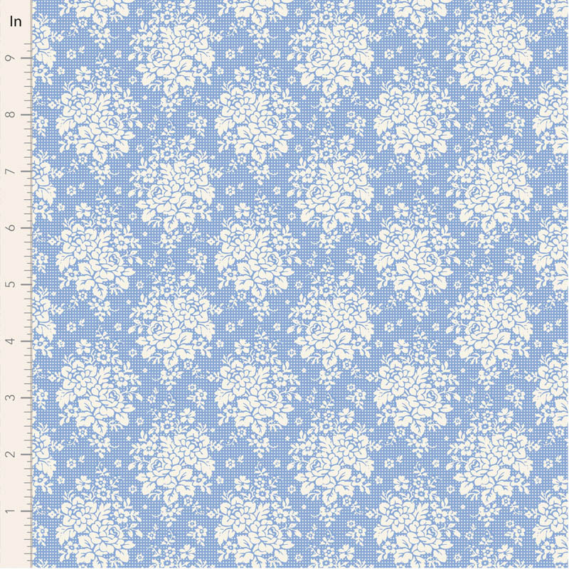 Something Blue Picknic Sky 100666 by Tilda (sold in 25cm increments)