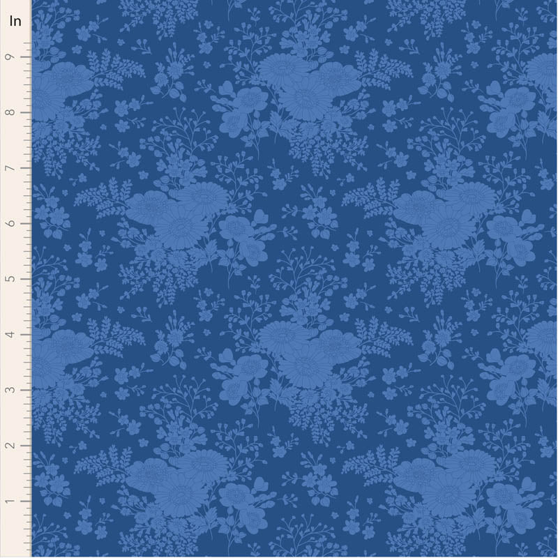 Something Blue Isolde Night 100673 by Tilda (sold in 25cm increments)