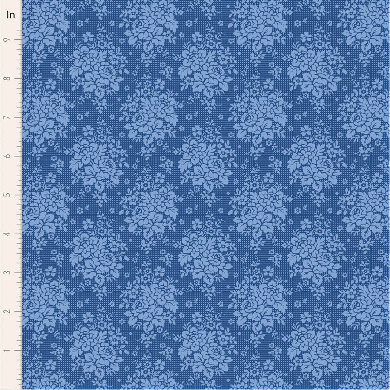 Something Blue Picknic Denim 100676 by Tilda (sold in 25cm increments)