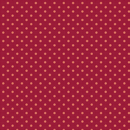 Quiltessential Mini Dot Terracotta A10453R by Laundry Basket Quilts for Andover Fabrics (sold in 25cm increments)