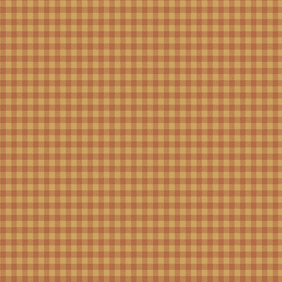 Quiltessential Mini Gingham Cider A10456Y by Laundry Basket Quilts for Andover Fabrics (sold in 25cm increments)