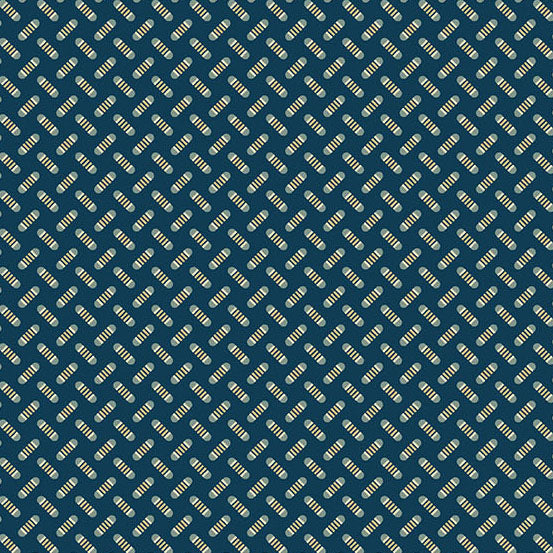 Secret Stash Favorites - Blue Willow Sweetpea Night A10578B by Laundry Basket Quilts for Andover Fabrics (sold in 25cm increments)