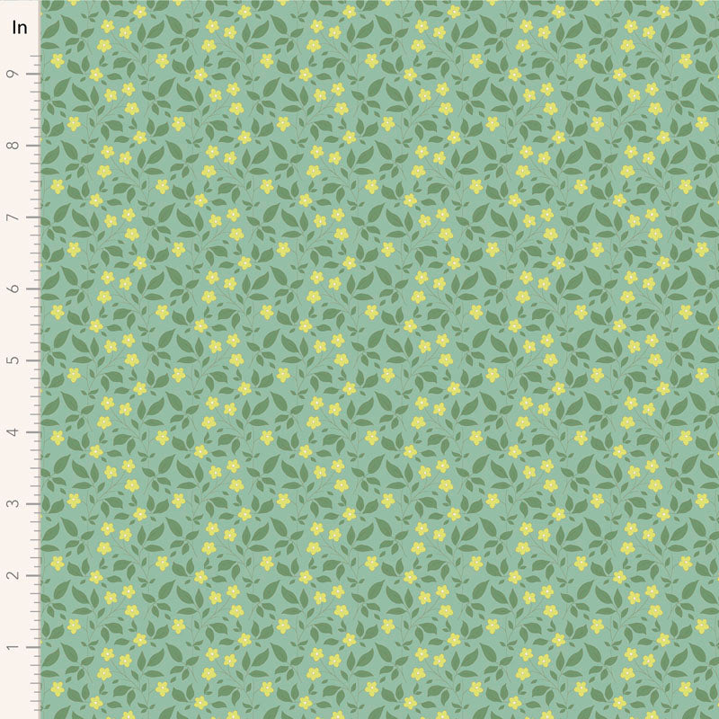 Sunday Brunch Tipsy Teal 110115 by Tilda (sold in 25cm increments)