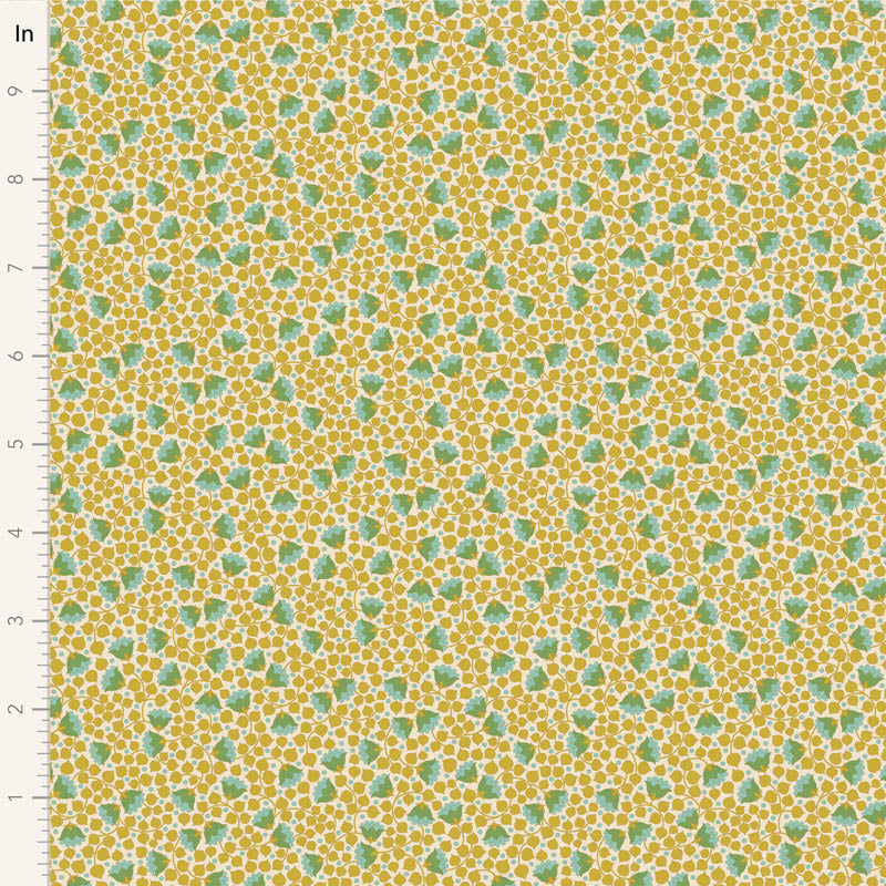 Wallflower Bellflower Blender Flaxen 110130 by Tilda (sold in 25cm increments)