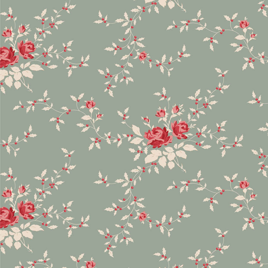 Tilda Merry Little Christmas Noel Duckegg 110141 (sold in 25cm increments)