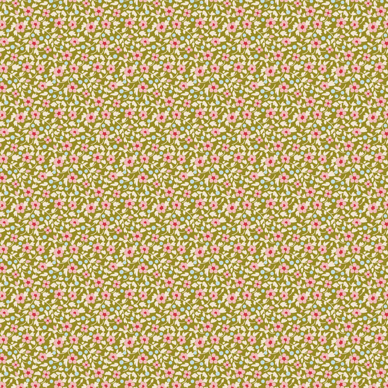 Brie Basics Green 130121 by Tilda (sold in 25cm increments)