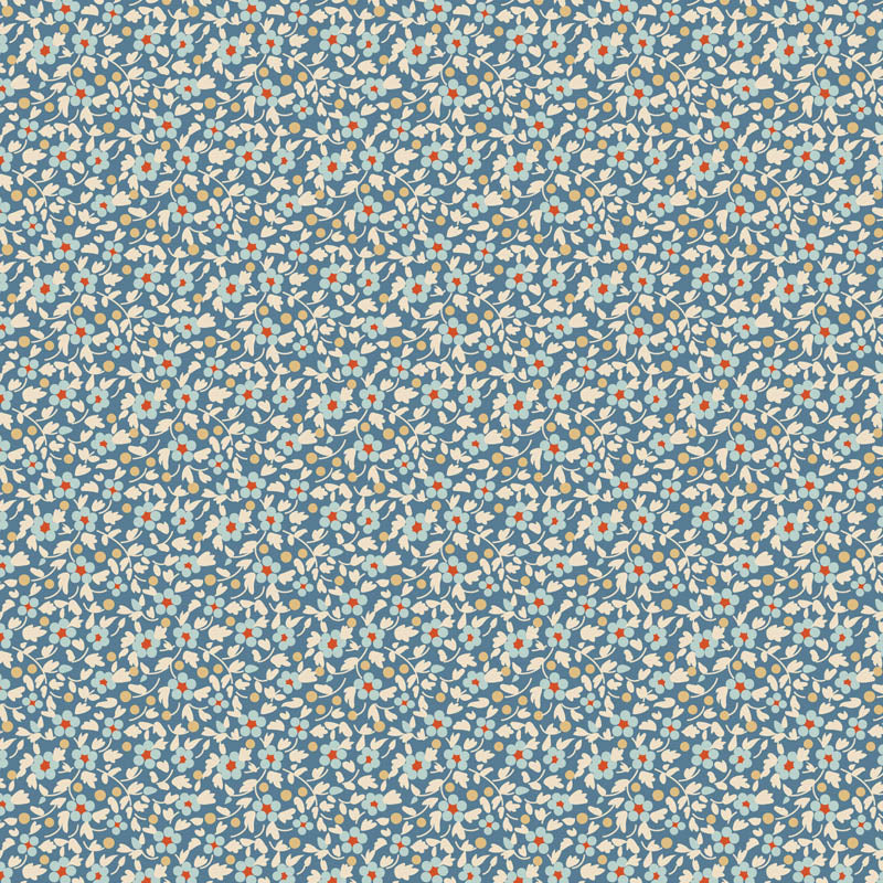 Creating Memories Summer Brie Blue by Tilda (sold in 25cm increments)