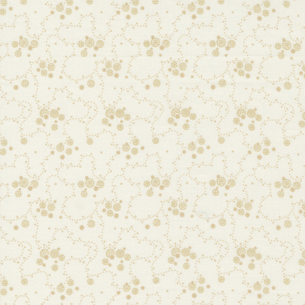 Sunrise Side Cream Meandering Dot M1496311 by Minick and Simpson for Moda Fabrics (sold in 25cm increments)