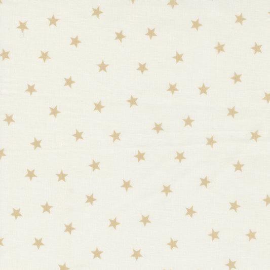 Sunrise Side Cream Tan Sparse Star M1496422 by Minick and Simpson for Moda Fabrics (sold in 25cm increments)