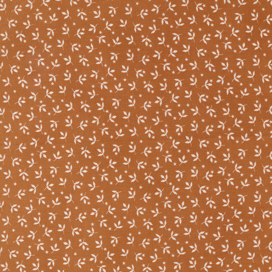 Sunrise Side Amber Little Leaf M1496513 by Minick and Simpson for Moda Fabrics (sold in 25cm increments)
