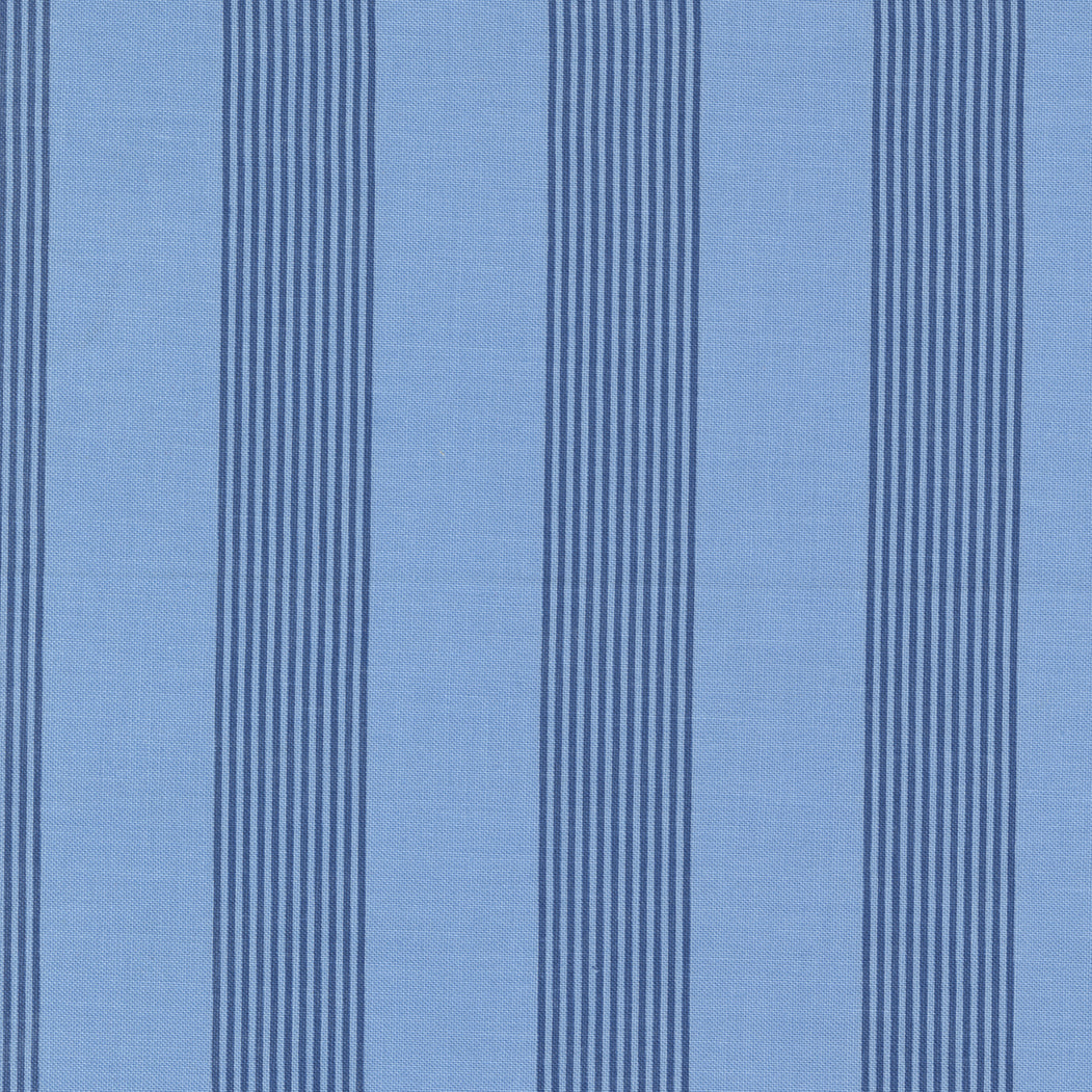 Sunrise Side Light Blue Stripe M1496617 by Minick and Simpson for Moda Fabrics (sold in 25cm increments)