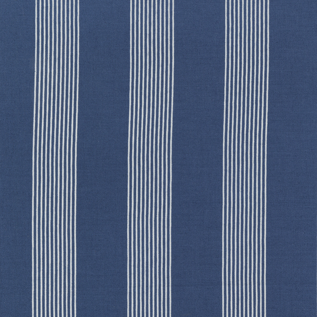 Sunrise Side Navy Stripe M1496618 by Minick and Simpson for Moda Fabrics (sold in 25cm increments)