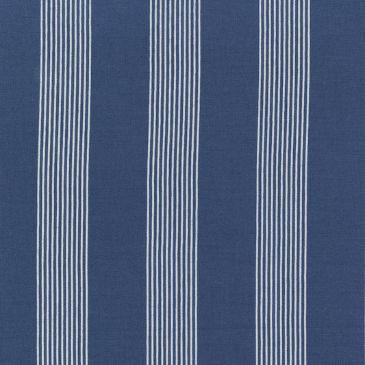 Sunrise Side Navy Stripe M1496618 by Minick and Simpson for Moda Fabrics (sold in 25cm increments)