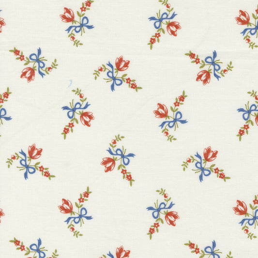 Sunrise Side Cream Tulip M1496811 by Minick and Simpson for Moda Fabrics (sold in 25cm increments)