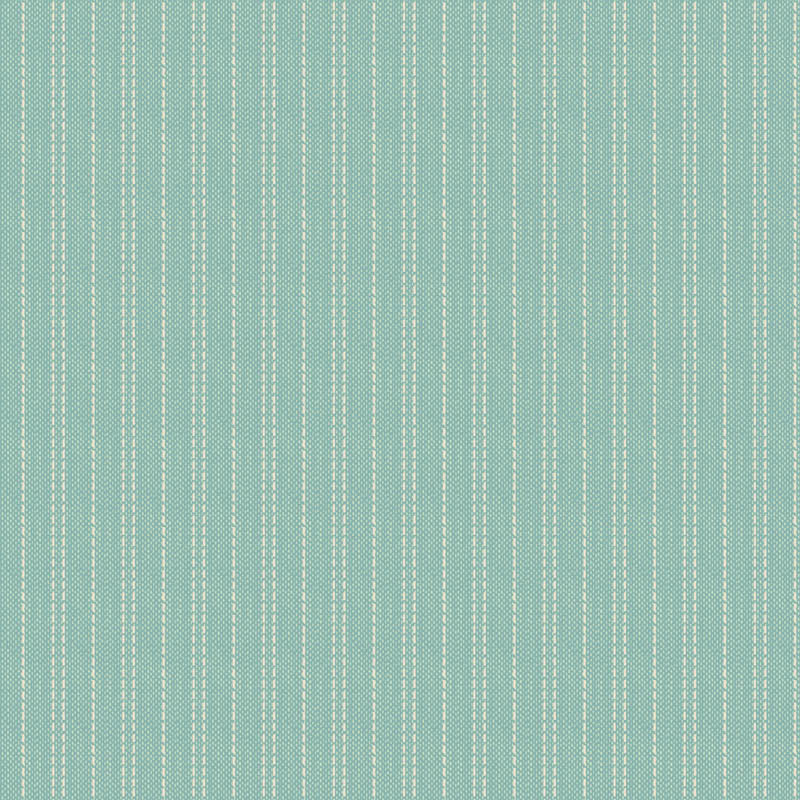 Creating Memories Spring Seam Stripe Teal by Tilda (sold in 25cm increments)