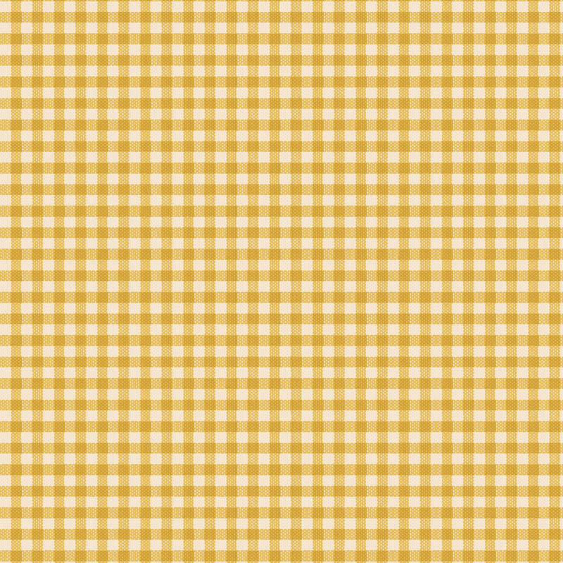 Creating Memories Spring Gingham Yellow by Tilda (sold in 25cm increments)