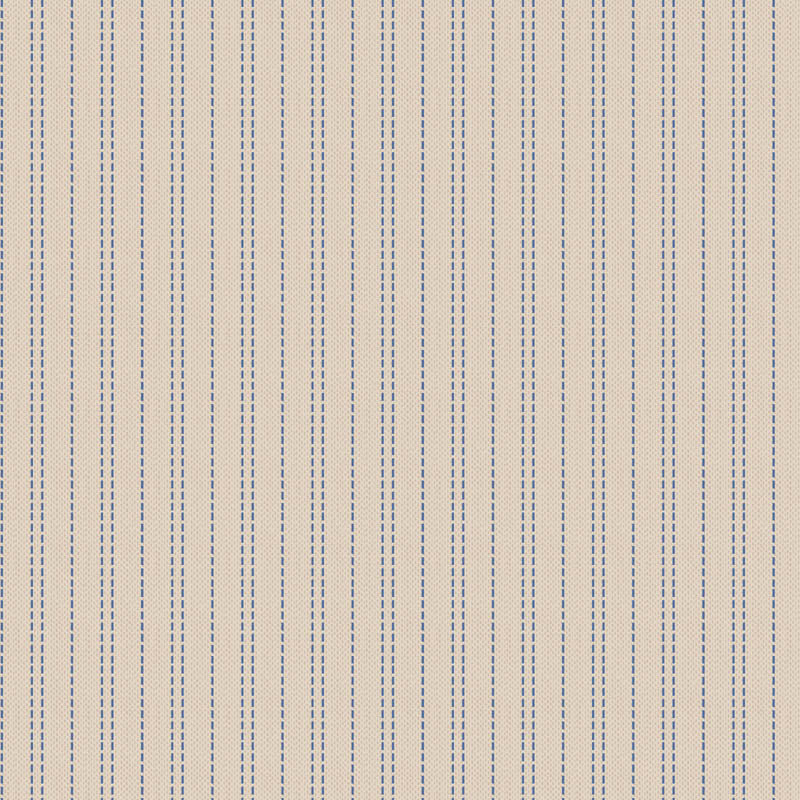 Creating Memories Summer Seam Stripe Blue by Tilda (sold in 25cm increments)