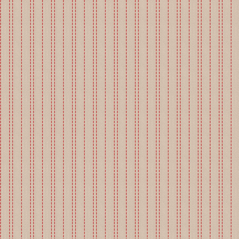 Creating Memories Winter Seam Stripe Red by Tilda (sold in 25cm increments)
