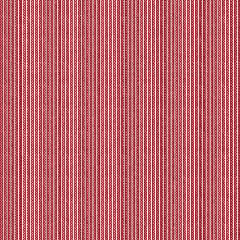 Creating Memories Winter Tiny Stripe Red by Tilda (sold in 25cm increments)