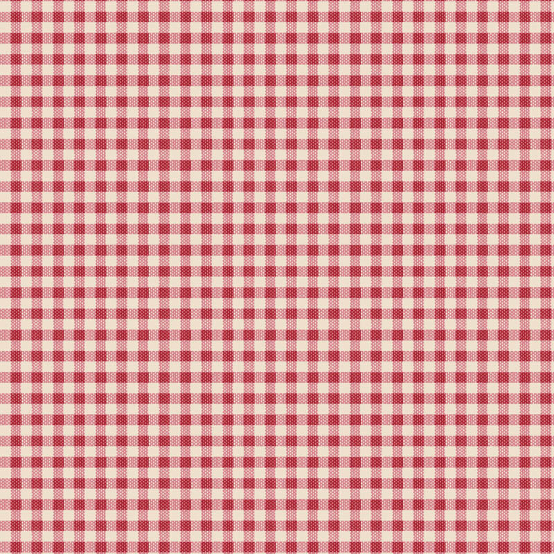 Creating Memories Winter Gingham Red by Tilda (sold in 25cm increments)