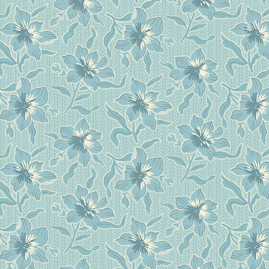 Sewing Bird Lilly Glacier A1604B Laundry Basket Quilts for Andover Fabrics (sold in 25cm increments)
