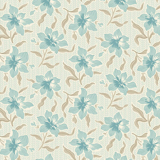 Sewing Bird Lilly Water A1604L Laundry Basket Quilts for Andover Fabrics (sold in 25cm increments)