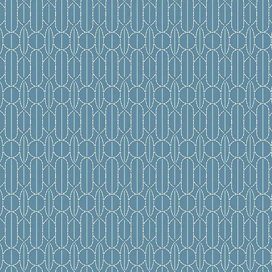 Sewing Bird Pin Tuck Deep Indigo A1614B Laundry Basket Quilts for Andover Fabrics (sold in 25cm increments)