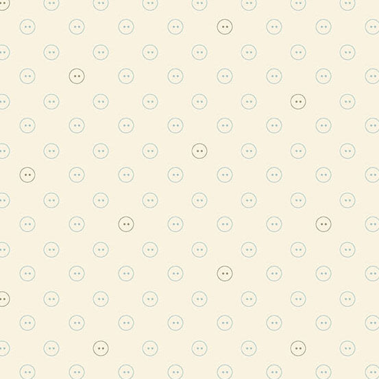 Sewing Bird Buttons Starched A1617L Laundry Basket Quilts for Andover Fabrics (sold in 25cm increments)