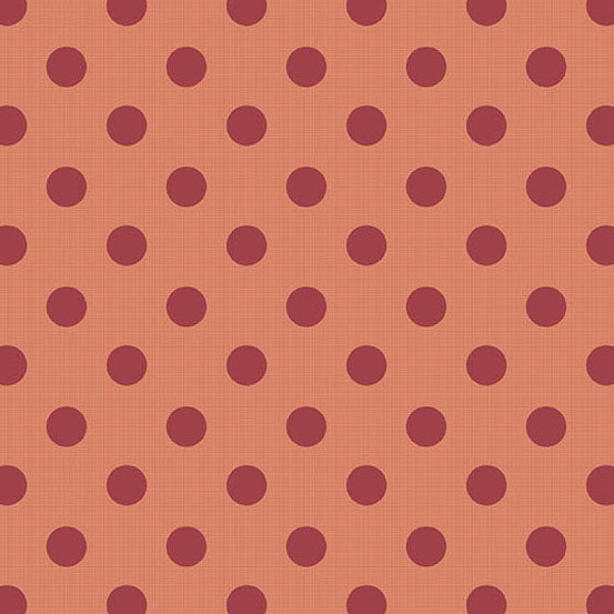 Quiltessential Large Dot Tigerlily A1674O1 by Laundry Basket Quilts for Andover Fabrics (sold in 25cm increments)