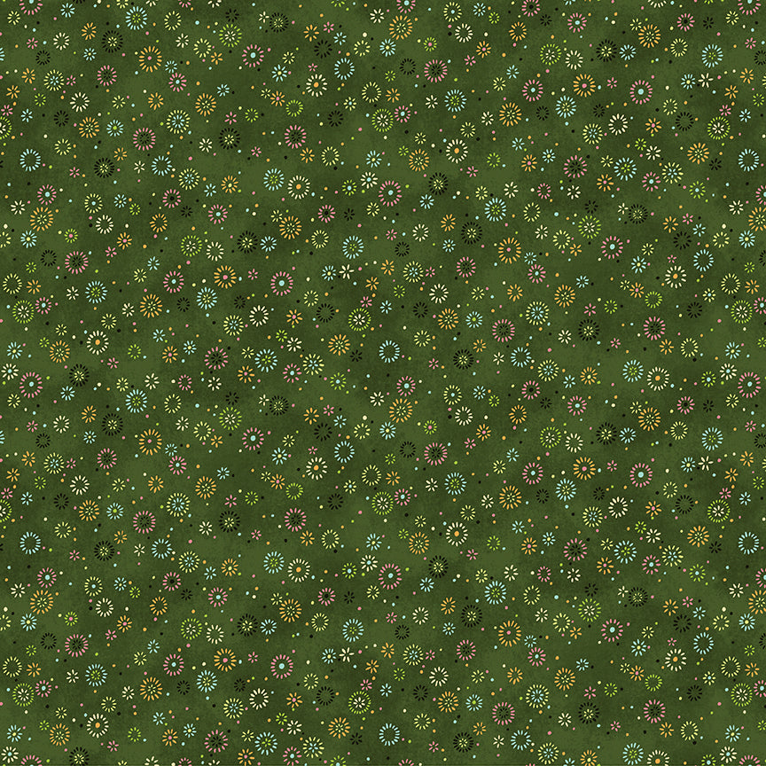 Star Of Wonder - Star of Light Twinkle Holly 6340 by Nancy Halvorsen for Benartex Fabrics (sold in 25cm increments)
