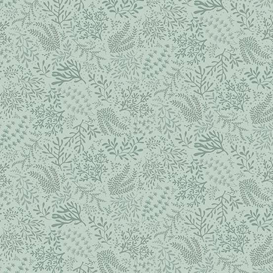 Driftwood Seagrass Green M178G by Makower (sold in 25cm increments)