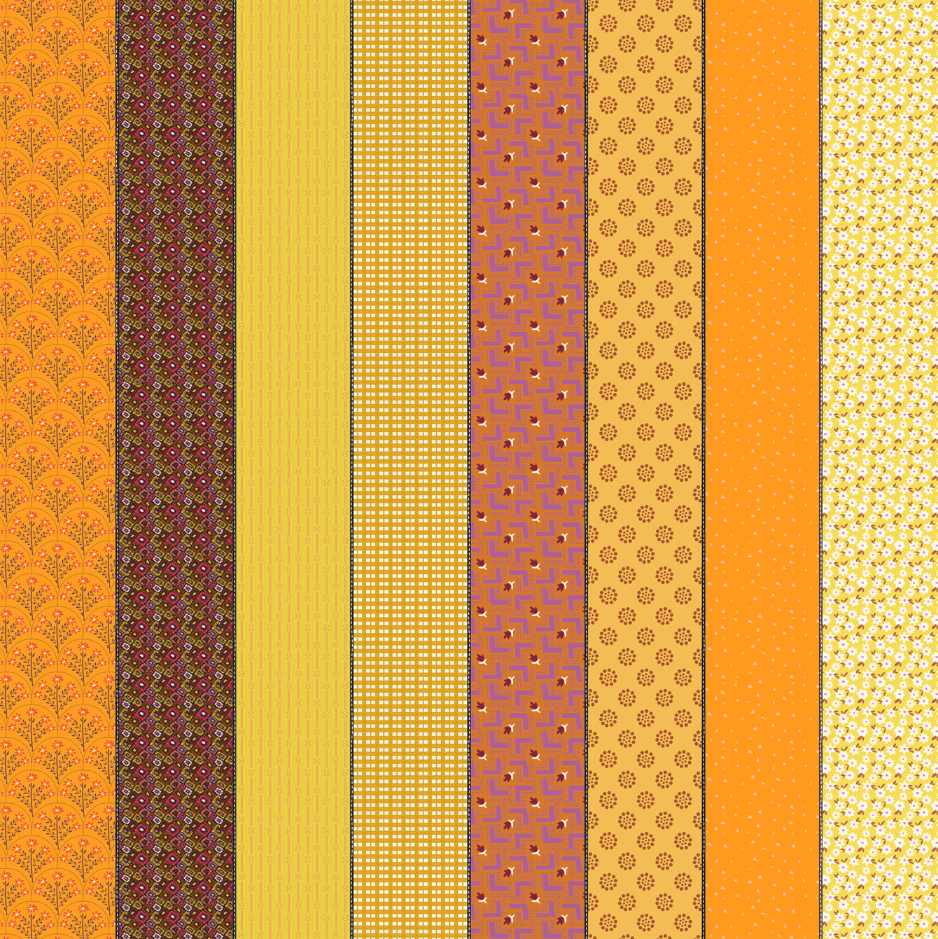 Gathered Lollies Four Blender Hazel M1829311 by Jen Kingwell for Moda Fabrics (sold in 25cm increments)