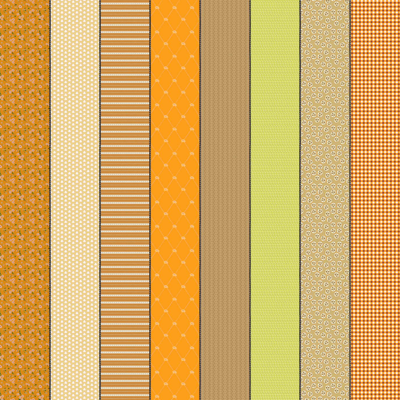 Gathered Lollies Seven Blender Trentham M1829612 by Jen Kingwell for Moda Fabrics (sold in 25cm increments)