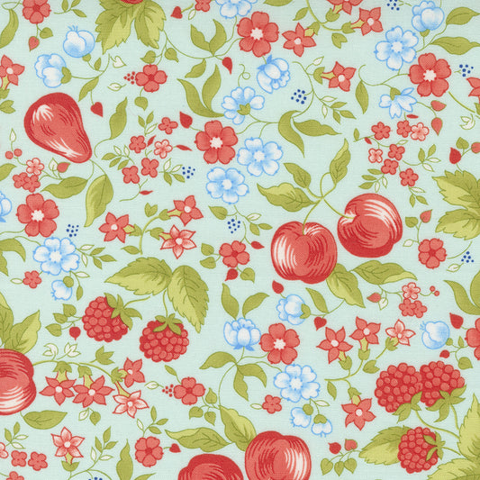 Fruit Cocktail Blueberry Fruit Picnic M2046114 by Figtree Quilts for Moda (sold in 25cm increments)
