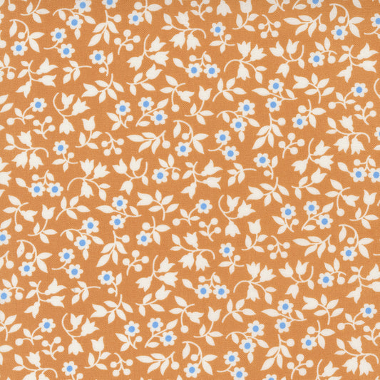 Fruit Cocktail Tangerine Berry Blooms Ditsy M2046517 by Figtree Quilts for Moda (sold in 25cm increments)