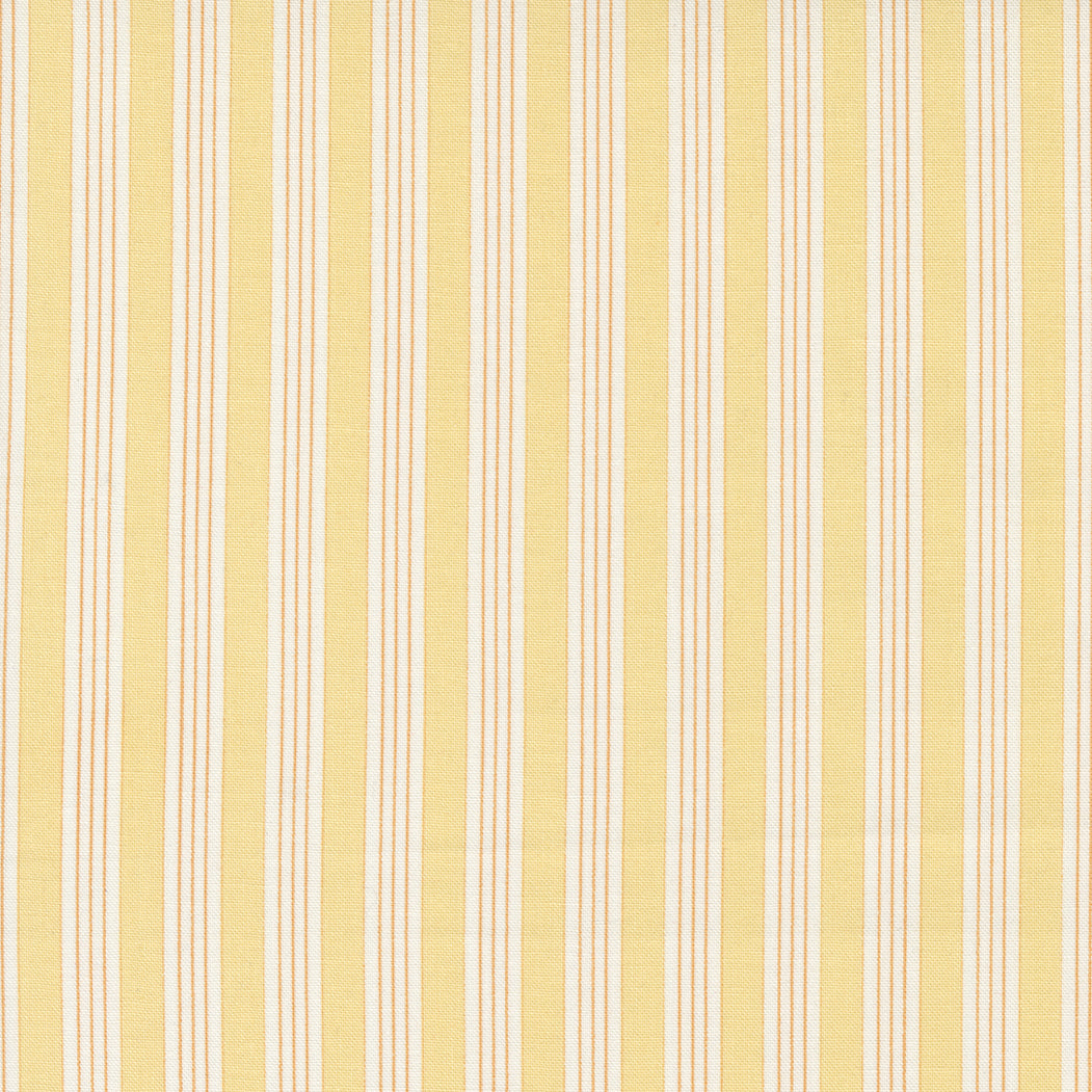 Fruit Cocktail Pineapple Ticking Stripes M2046718 by Figtree Quilts for Moda (sold in 25cm increments)