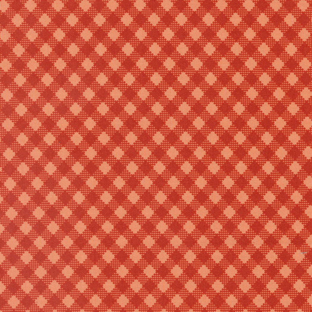 Farmstead Gingham Copper M2090722 by Stacy Iest Hsu for Moda fabrics (sold in 25cm increments)