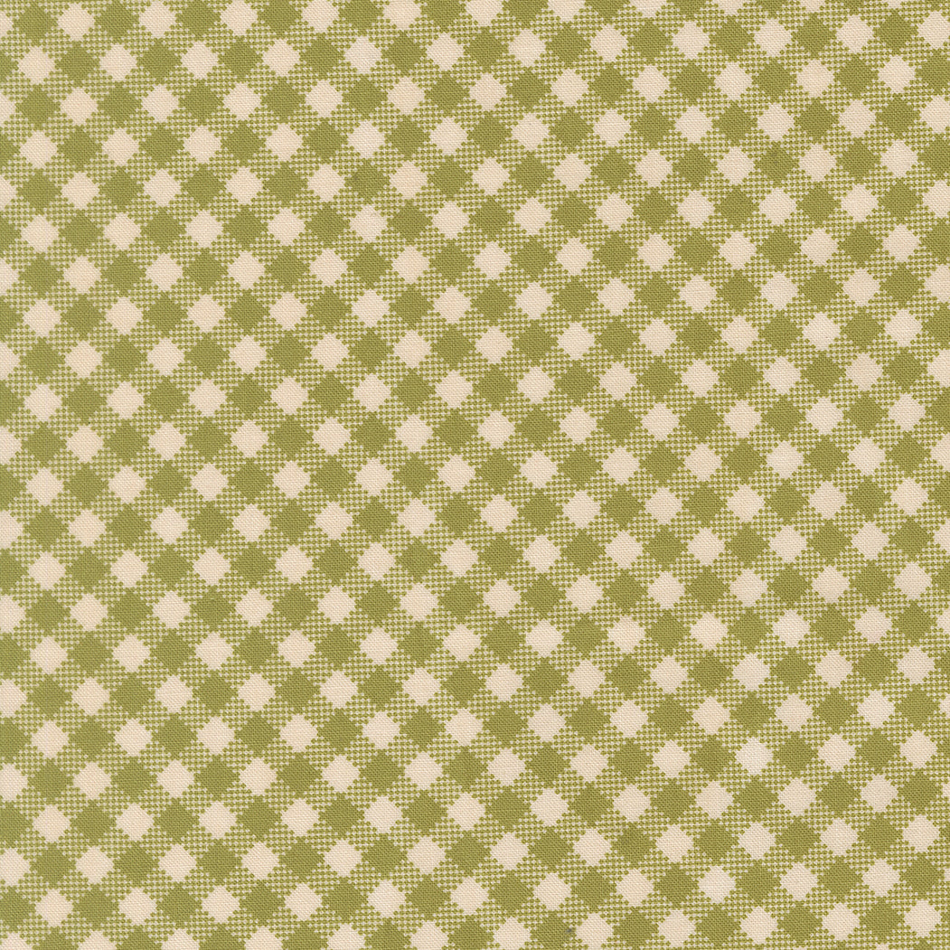 My Secret Garden Gingham Grass M2098718 by Stacy Iest Hsu for Moda Fabrics (sold in 25cm increments)