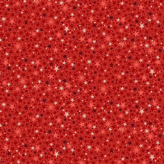 The Nutcracker Twinkle Red M225R by Makower UK (sold in 25cm increments)