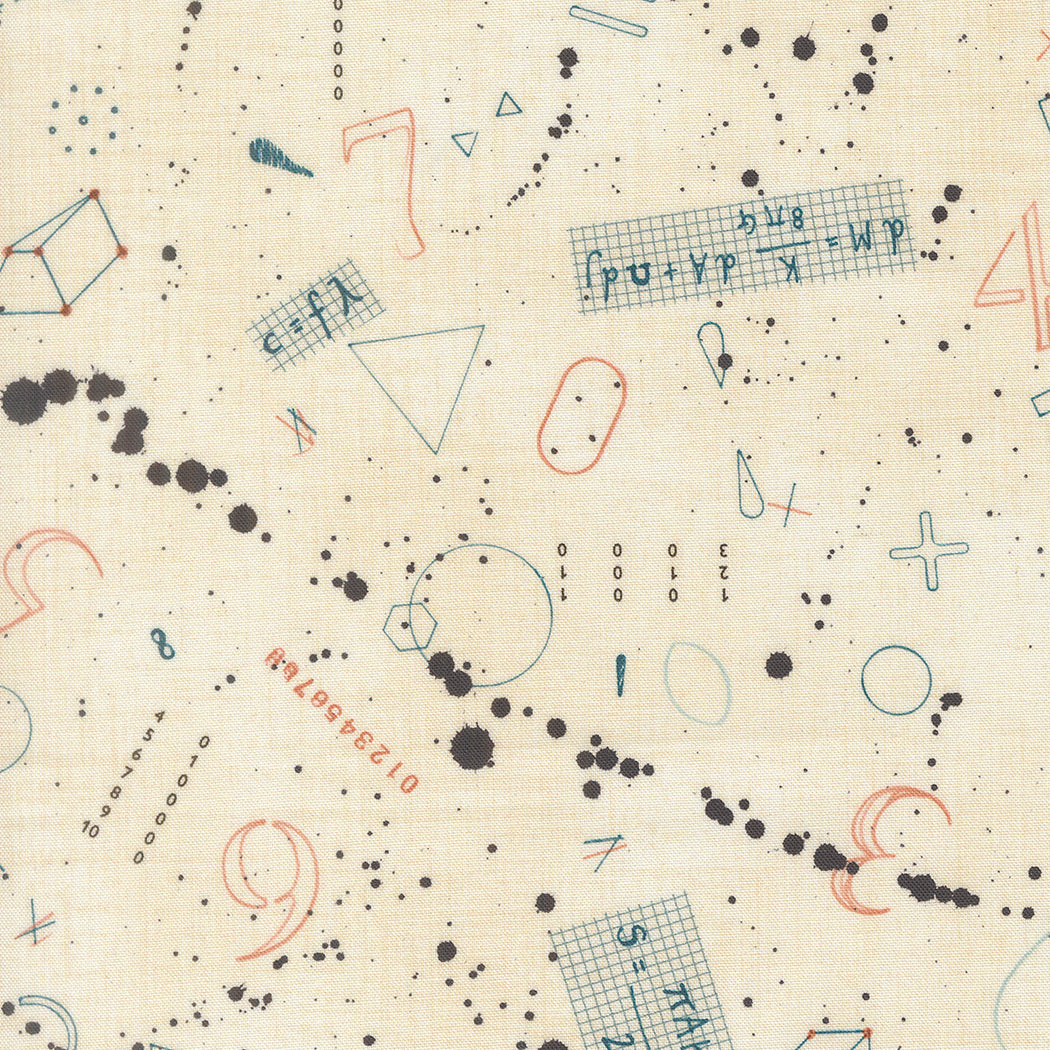 Data Black Holes Lovelace M2467011 by Janet Clare for Moda Fabrics (sold in 25cm increments)