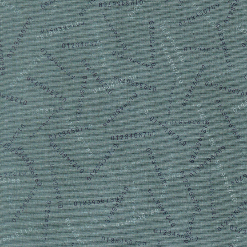 Data Digits Turing M2467214 by Janet Clare for Moda Fabrics (sold in 25cm increments)