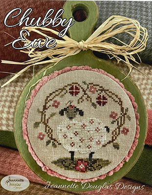 Chubby Ewe Cross Stitch Pattern by Jeannette Douglas Designs