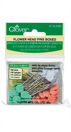 Flower Head Pins - Boxed by Clover